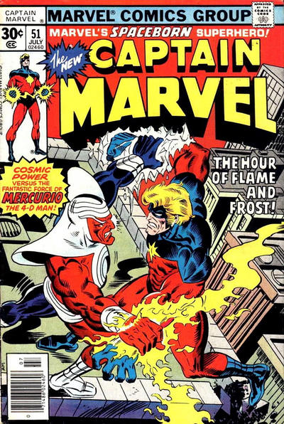 Captain Marvel 1968 #51 30¢ - back issue - $4.00