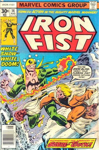 Iron Fist 1975 #14 30? - 8.5 - $375.00