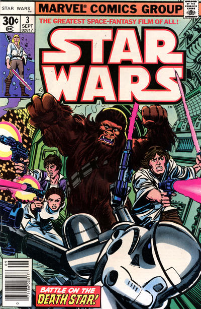 Star Wars 1977 #3 30¢ - reader copy - $5.00