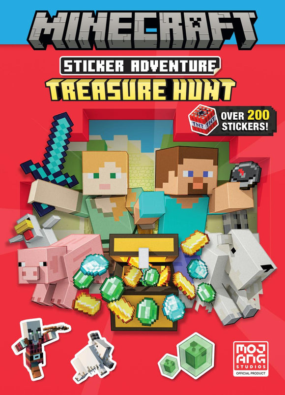 MINECRAFT STICKER ADVENTURE TREASURE HUNT MINECRAFT TP