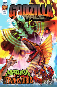 GODZILLA RIVALS MOTHRA VS TITANOSAURUS VAR A WIND CVR A