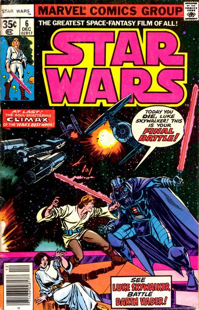 Star Wars 1977 #6 Regular Edition - back issue - $15.00