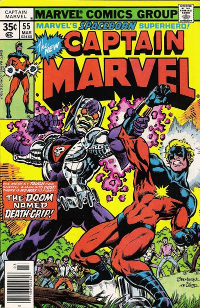 Captain Marvel 1968 #55 Regular Edition - back issue - $4.00