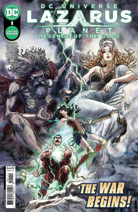 LAZARUS PLANET REVENGE OF THE GODS #1 CVR A GUILLEM MARCH OF 4