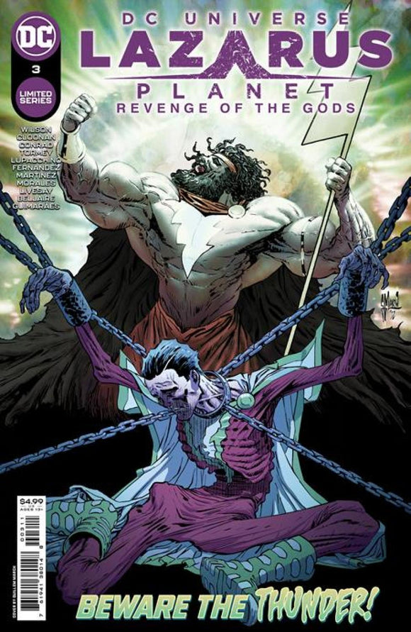 LAZARUS PLANET REVENGE OF THE GODS #3 CVR A GUILLEM MARCH OF 4