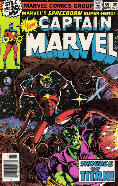 Captain Marvel 1968 #59 Regular Edition - back issue - $4.00