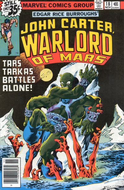 John Carter Warlord of Mars 1977 #18 - 8.0 - $12.00