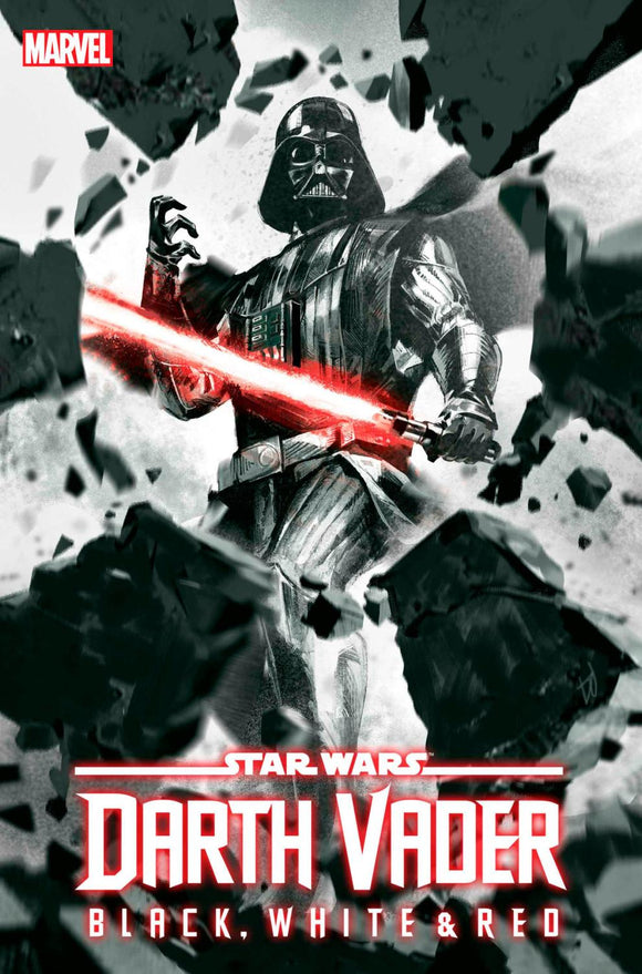 STAR WARS DARTH VADER - BLACK WHITE AND RED 3 CVR A