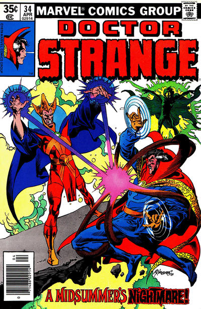 Doctor Strange 1974 #34 Regular Edition - back issue - $4.00
