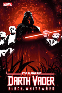 STAR WARS DARTH VADER - BLACK WHITE AND RED 4 CVR A