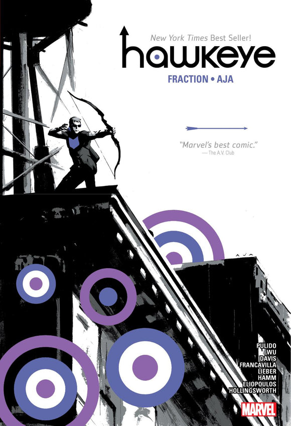 HAWKEYE BY FRACTION AND AJA OMNIBUS NEW PRINTING HC