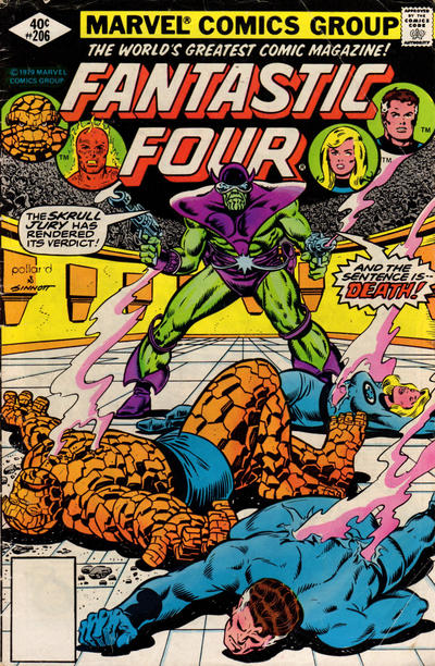 Fantastic Four 1961 #206 Whitman - back issue - $4.00