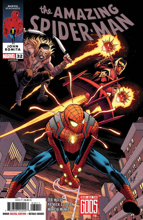 AMAZING SPIDER-MAN #32 GODS CVR A