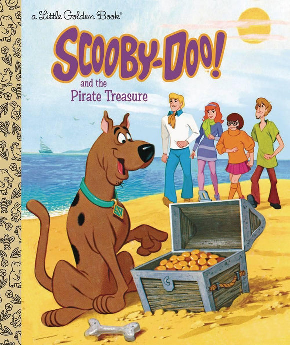 SCOOBY DOO & PIRATE TREASURE LITTLE GOLDEN BOOK HC 2023 Ed