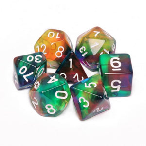 COLORFUL WIND RPG DICE SET