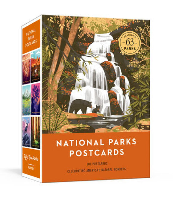 National Parks Postcards 100 Illustrations That Celebrate America's Natural Wonders