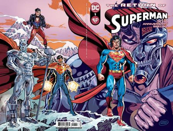 RETURN OF SUPERMAN 30TH ANNIVERSARY SPECIAL #1 ONE SHOT CVR A DAN JURGENS WRAPAROUND
