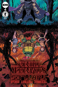 TEENAGE MUTANT NINJA TURTLES X STRANGER THINGS #4 VAR B CORONA CVR B