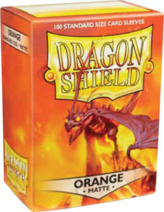 DRAGON SHIELDS 100 MATTE ORANGE