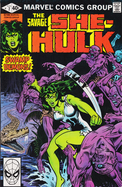 The Savage She-Hulk 1980 #7 Direct ed. - back issue - $7.00