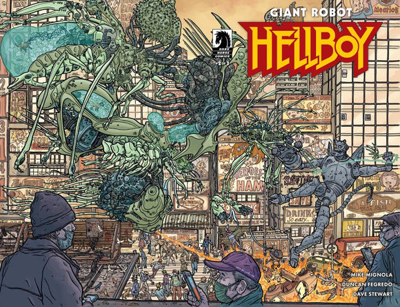 GIANT ROBOT HELLBOY #2 CVR B WRAPAROUND GEOF DARROW