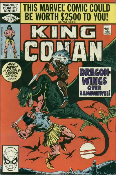 King Conan 1980 #3 Direct ed. - back issue - $4.00