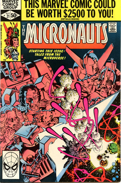 Micronauts 1979 #21 Direct ed. - back issue - $5.00