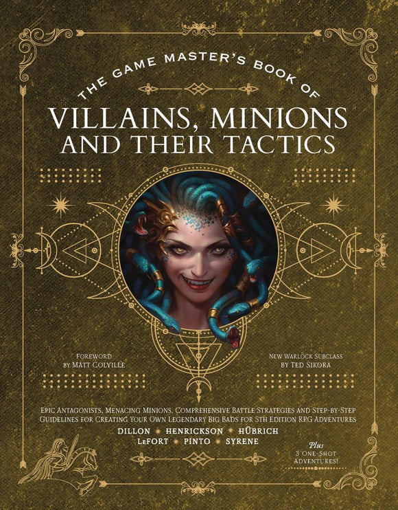 GM BOOK OF VILLAINS MINIONS AND TACTICS HC
