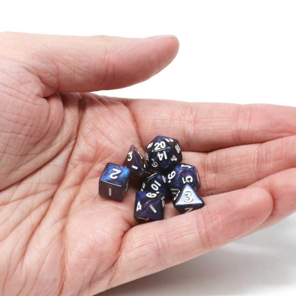 Critlings 7pc Mini RPG Set - Indigo Sparkle