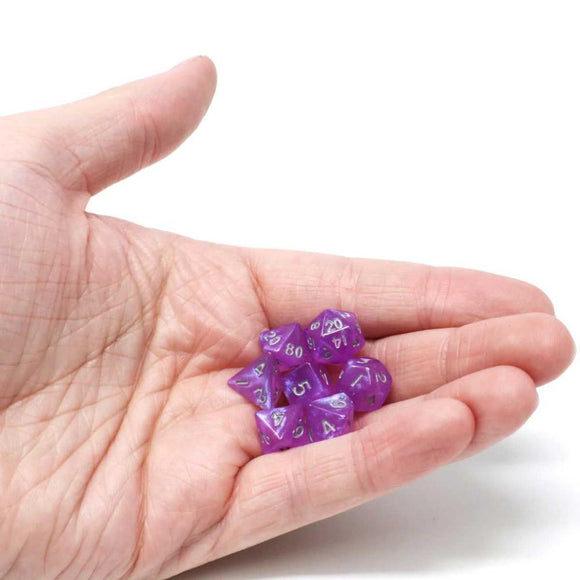 Critlings 7pc Mini RPG Set - Magenta Sparkle