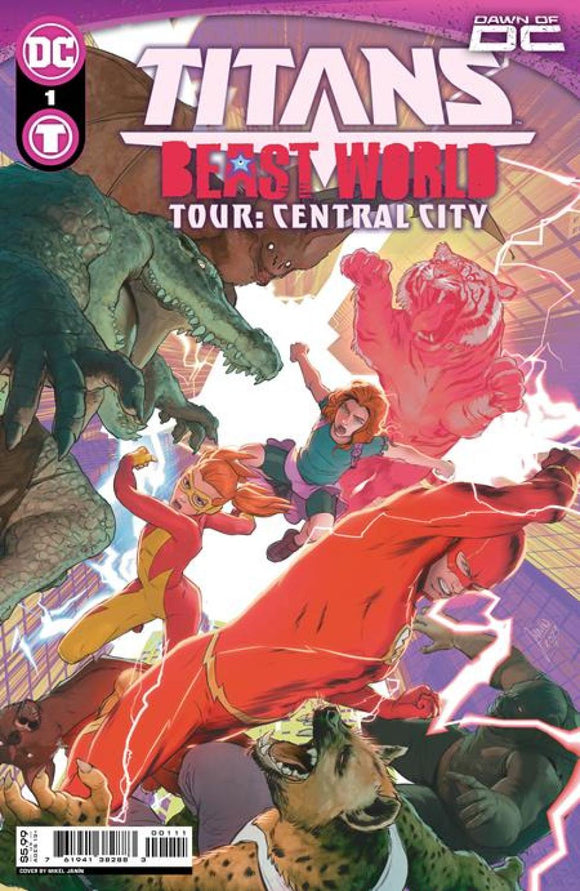 TITANS BEAST WORLD TOUR CENTRAL CITY #1 ONE SHOT CVR A MIKEL JANIN