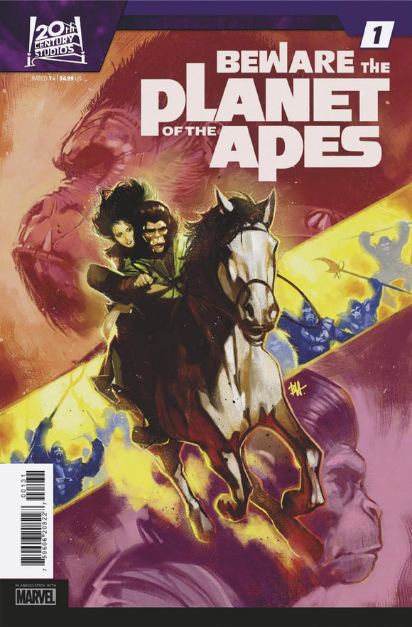 BEWARE THE PLANET OF THE APES #1 BEN HARVEY VAR CVR C