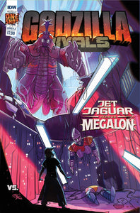 GODZILLA RIVALS JET JAGUAR VS MEGALON COVER A HUANG CVR A