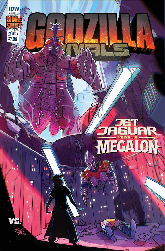 GODZILLA RIVALS JET JAGUAR VS MEGALON COVER A HUANG CVR A