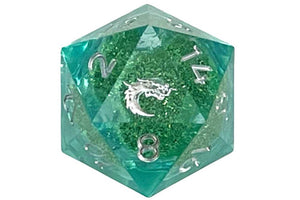 Old School Sharp Edged 35mm D20: Liquid Infused - Emerald Fury