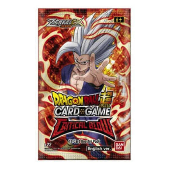 DRAGON BALL SUPER TCG ZENKAI - SET 05 CRITICAL BLOW BOOSTER PACK B22