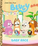 BLUEY BABY RACE LITTLE GOLDEN BOOK HC