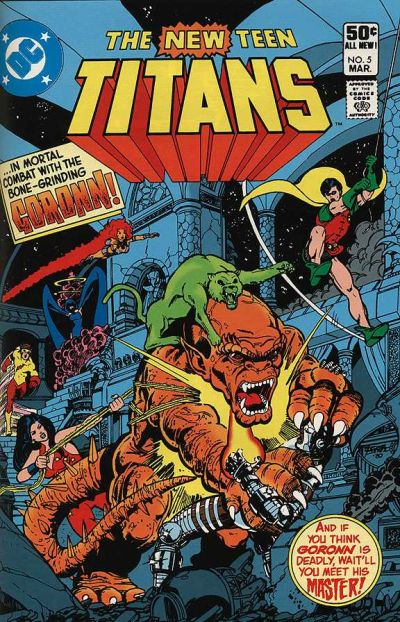 The New Teen Titans 1980 #5 Direct ed. - back issue - $5.00