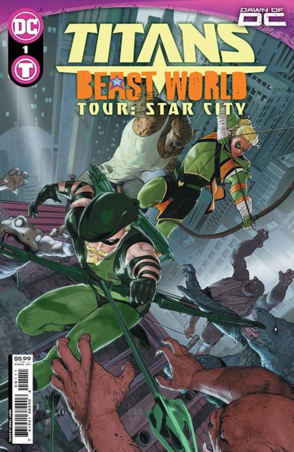 TITANS BEAST WORLD TOUR STAR CITY #1 ONE SHOT CVR A MIKEL JANIN