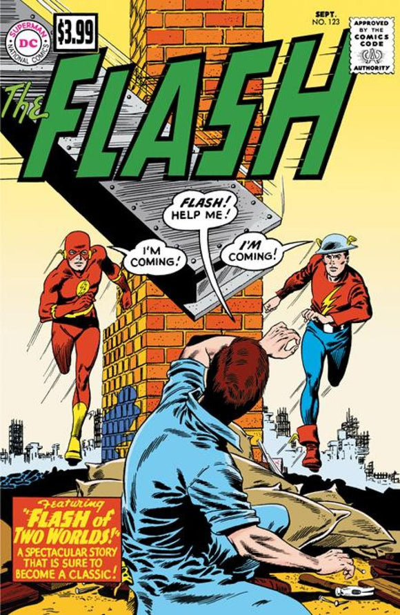 FLASH #123 FACSIMILE EDITION CVR A CARMINE INFANTINO & MURPHY ANDERSON