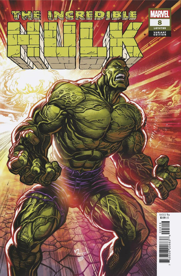 INCREDIBLE HULK #8 CHAD HARDIN VAR 1:25 INCV