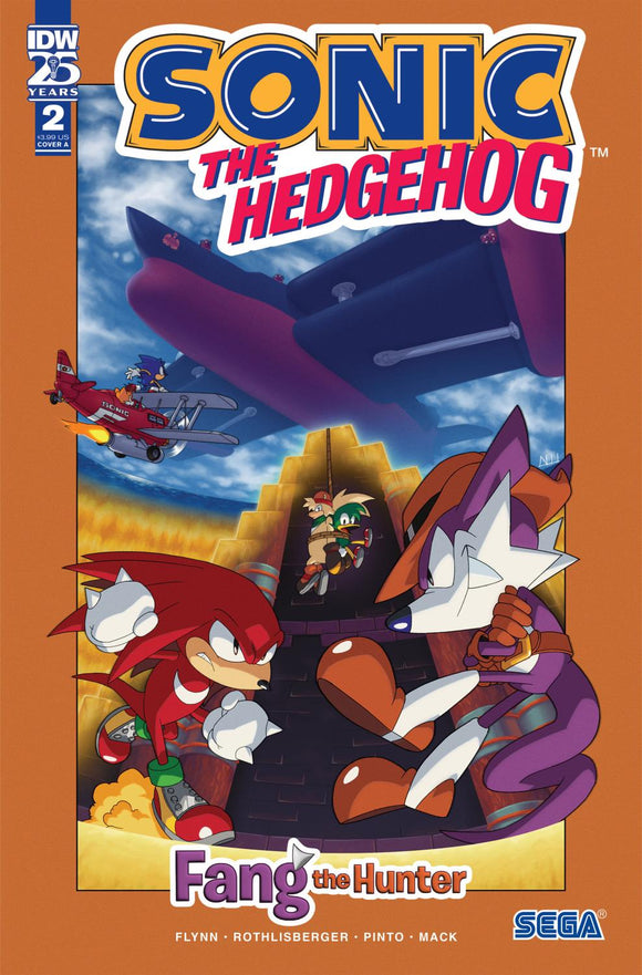 SONIC THE HEDGEHOG FANG THE HUNTER #2 COVER A HAMMERSTROM CVR A