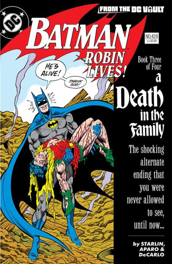 BATMAN #428 ROBIN LIVES ONE SHOT SECOND PRINTING CVR B JIM APARO CARD STOCK VAR