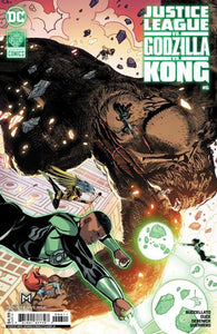 JUSTICE LEAGUE VS GODZILLA VS KONG #6 CVR A DREW EDWARD JOHNSON (OF 7)