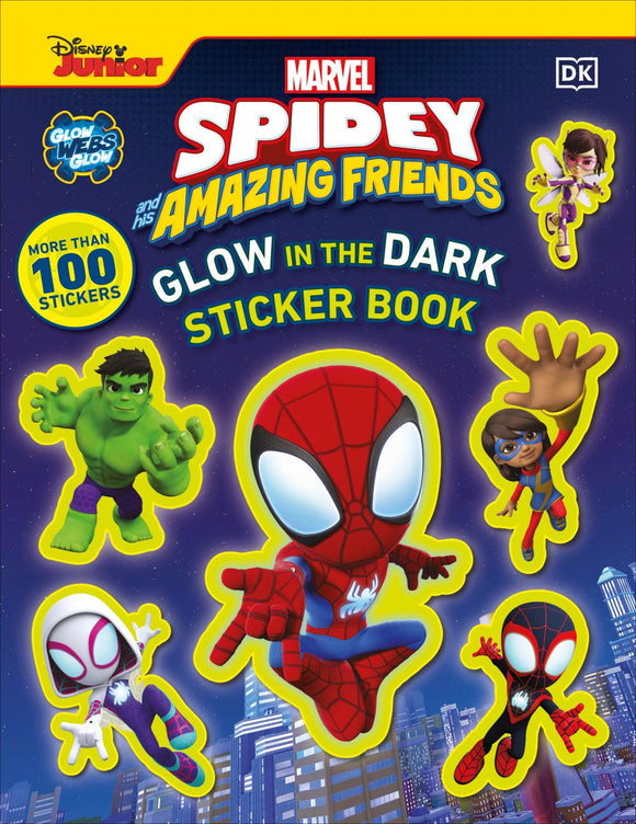 MARVEL SPIDEY AND HIS AMAZING FRIENDS GLOW IN THE DARK STICKER BOOK TP