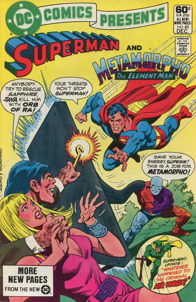 DC Comics Presents 1978 #40 Direct ed. - back issue - $8.00