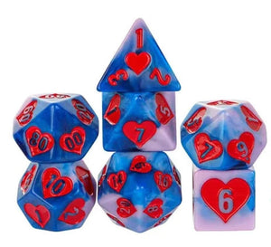 LOVE IS IN THE AIR RPG DICE SET