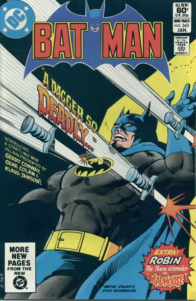 Batman 1940 #343 Direct ed. - back issue - $4.00