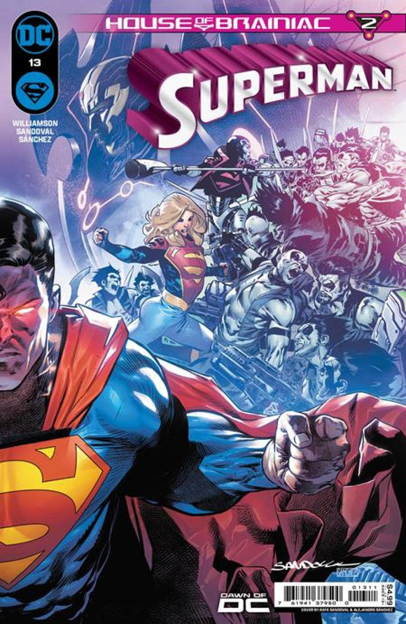 SUPERMAN #13 CVR A RAFA SANDOVAL CONNECTING HOUSE OF BRAINIAC