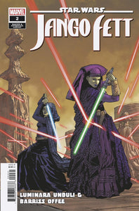 STAR WARS JANGO FETT #2 GIUSEPPE CAMUNCOLI LUMINARA UNDULI AND BARRISS OFFEE MASTER AND APPRENTICE VAR CVR C